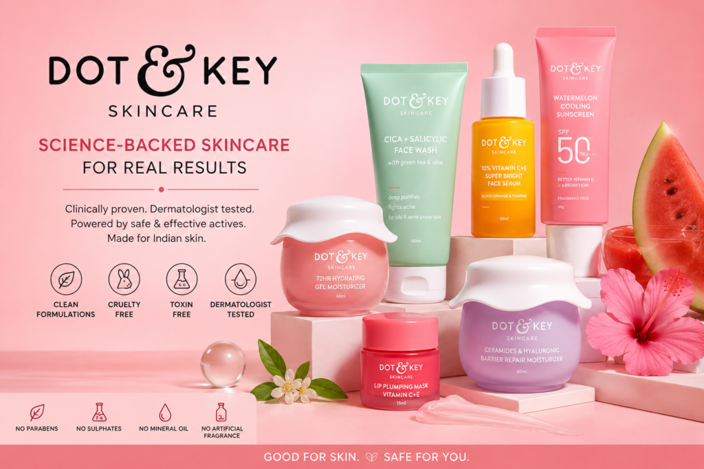Dot & Key is a leading Indian skincare brand